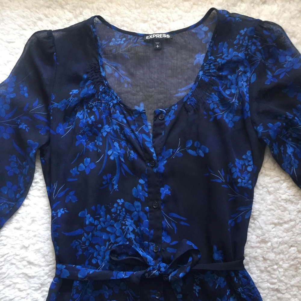 Express two piece floral dress - Picture 2 of 8